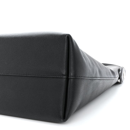 Louis Vuitton Calfskin Lockme Hobo Black 10 of 15