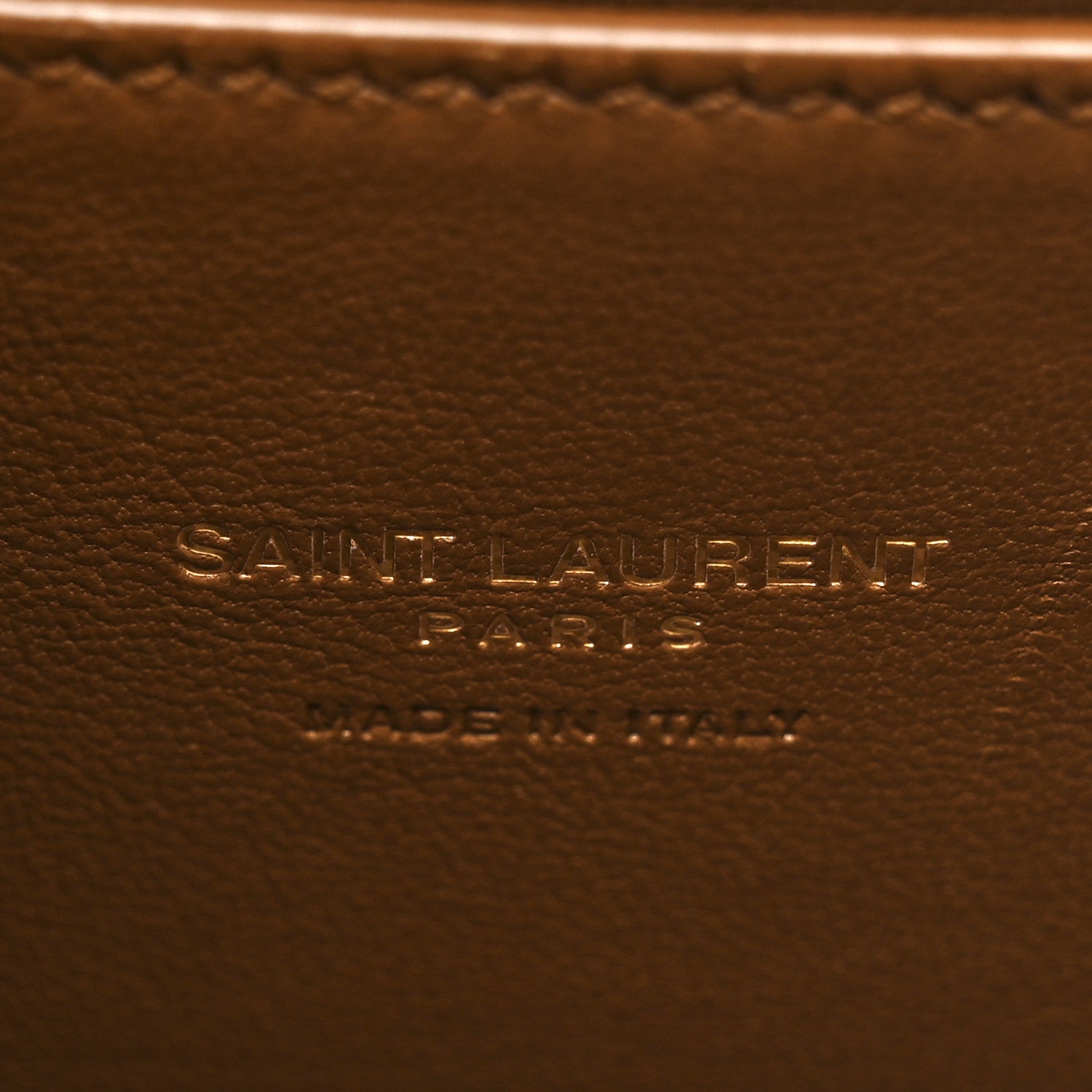Saint Laurent Suede Calfskin Monogram Small Solferino Satchel Caramel Cognac 6 of 13