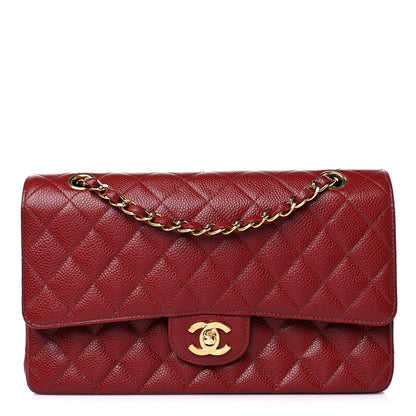 Chanel Caviar Quilted Medium Double Flap Bordeaux 1 of 10