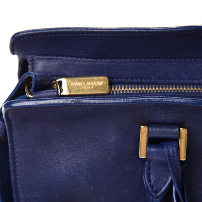 Saint Laurent Calfskin Small Classic Y Cabas Royal Blue 16 of 31