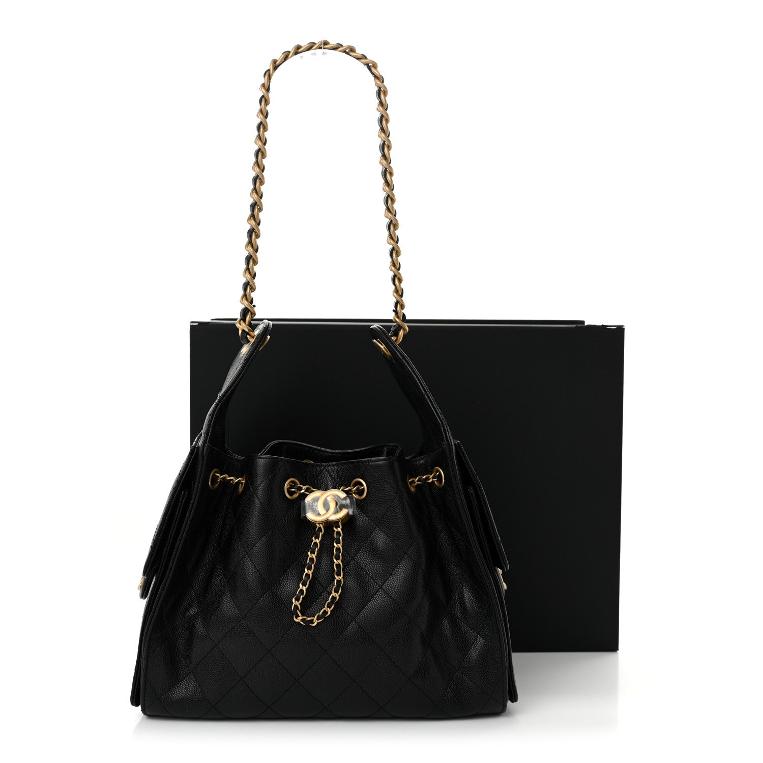 Chanel Caviar Quilted Small Chanel 25 Handbag Black 11 of 11