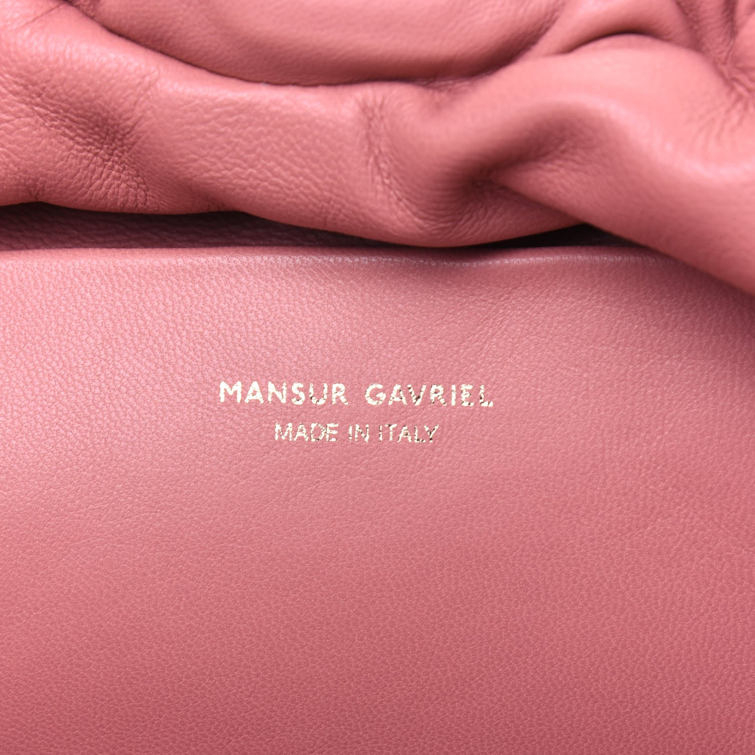 Mansur Gavriel Lambskin Cloud Clutch Blush 6 of 11