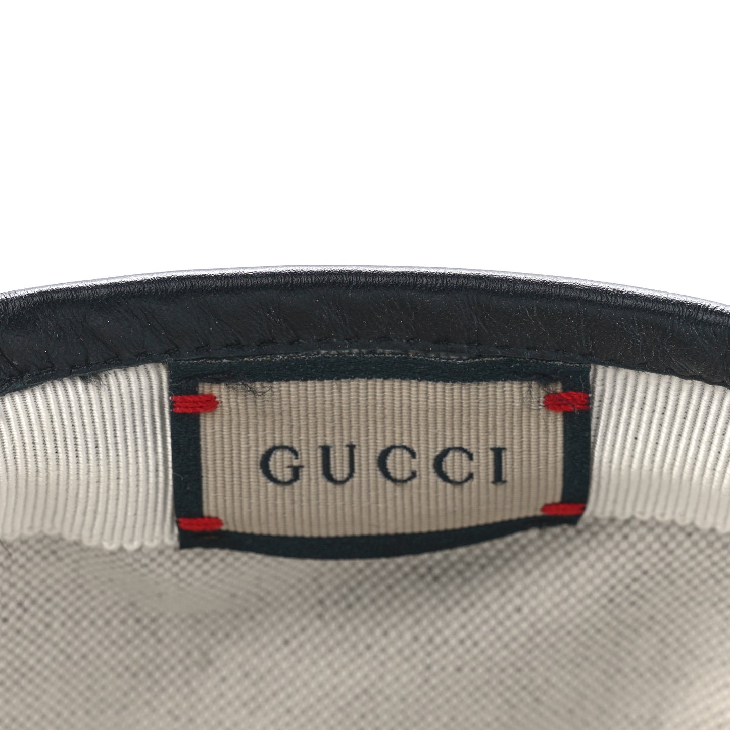 Denim Calfskin GG Monogram Oscar Baseball Hat L Black Ivory