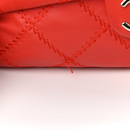 Chanel Lambskin Ultimate Stitch Maxi Flap Red 11 of 16