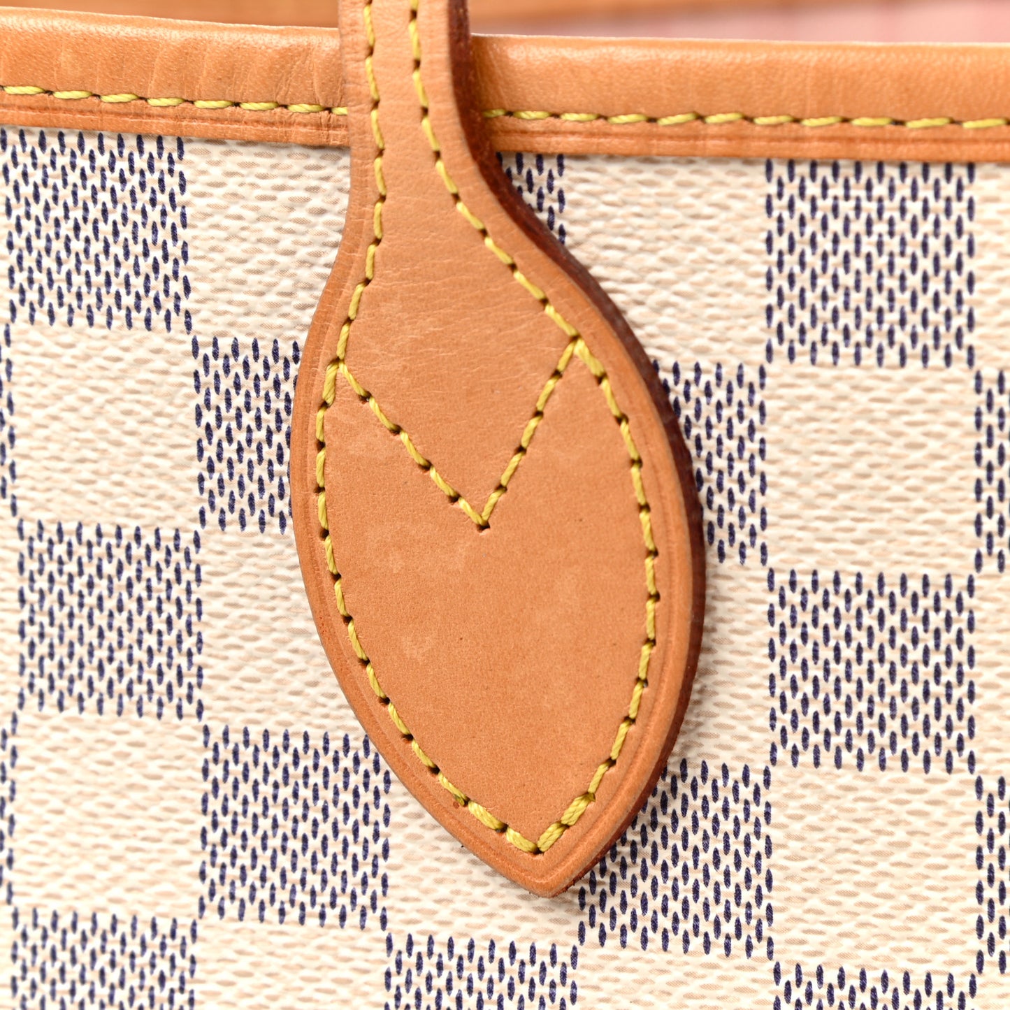 Damier Azur Neo Neverfull MM Rose Ballerine