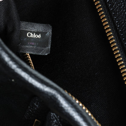 Chloe Grained Leather Medium Paraty Black 7 of 7