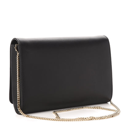 Versace Vitello Palazzo Medusa Evening Clutch Bag Black 3 of 12