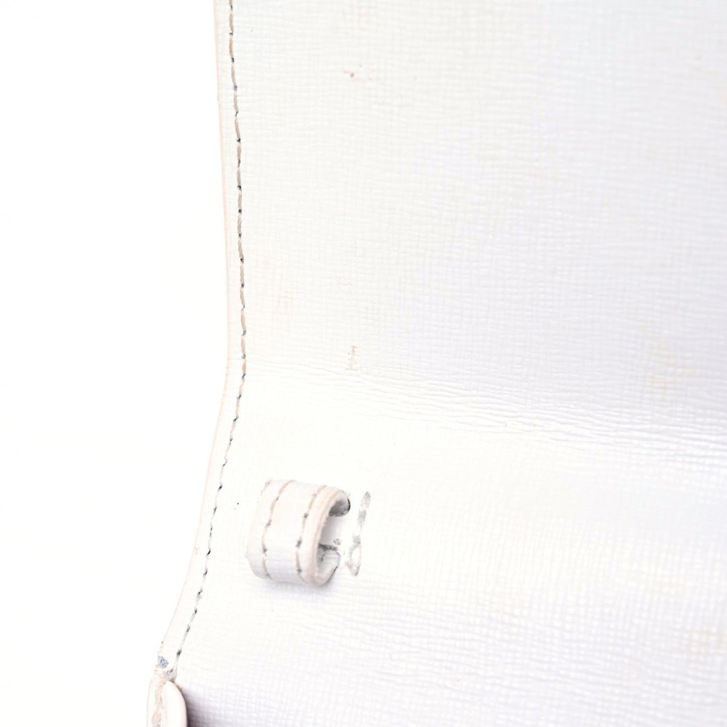Saffiano Jitney 1.4 Top Handle Bag White