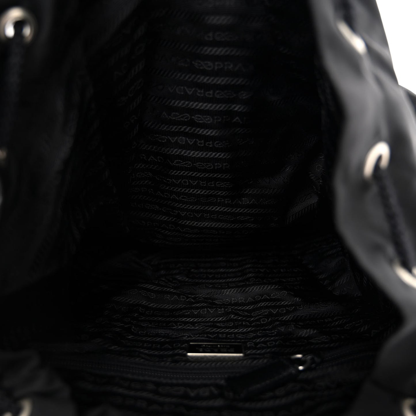 Nylon Viaggio Backpack Black