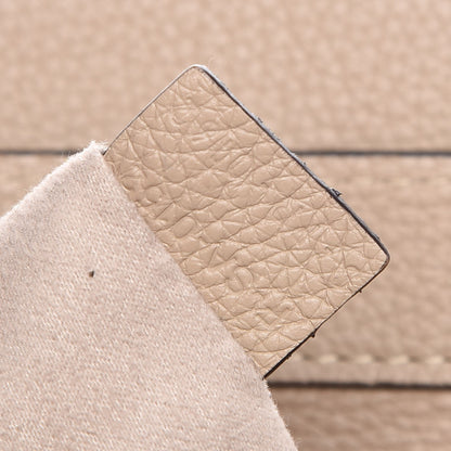 Celine Drummed Calfskin Mini Luggage Dune 7 of 14