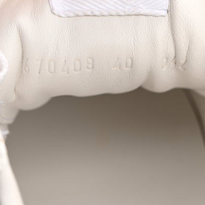 Gucci Calfskin GG Tennis Embossed Perforated Womens Platform 55mm Sneakers 40 Great White 8 of 9