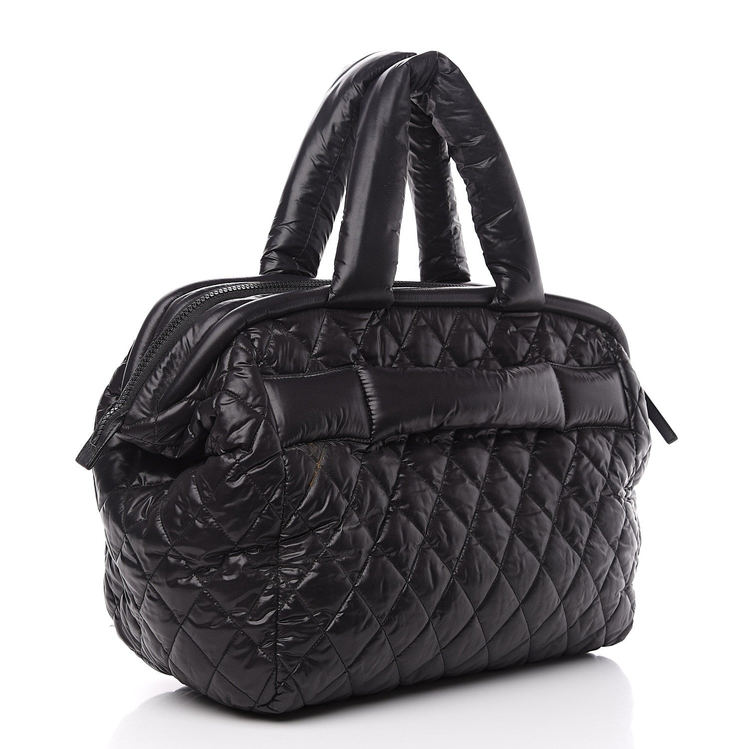 Chanel Nylon Coco Cocoon Bowler Black 2 of 13