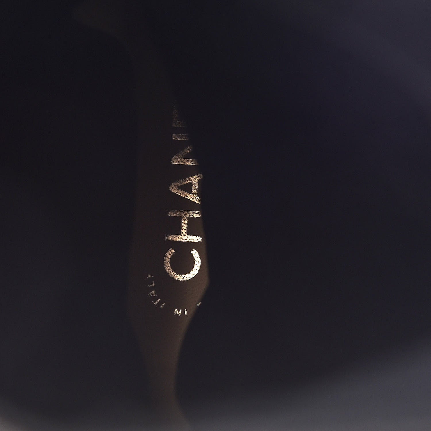 Chanel Calfskin Ascot Knee High CC Boots 37.5 Black 7 of 17