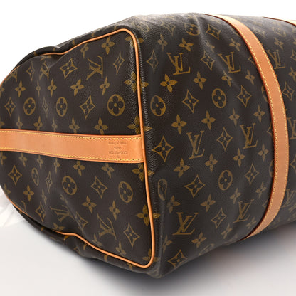 Louis Vuitton Monogram Keepall Bandouliere 50 7 of 10