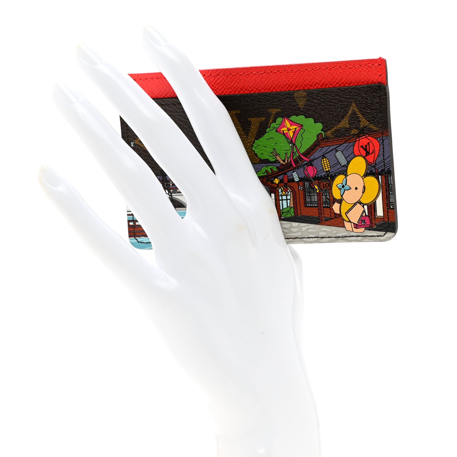 Louis Vuitton Monogram Christmas 2022 Animation China Chengdu Boutique Cardholder 2 of 7