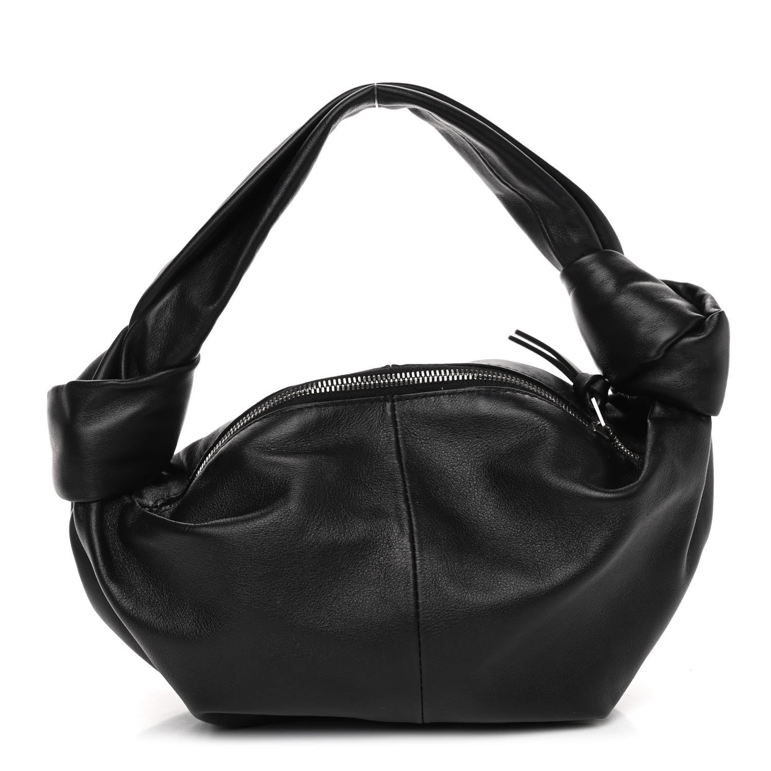 Bottega Veneta Nappa Mini Double Knot Bag Black 1 of 5
