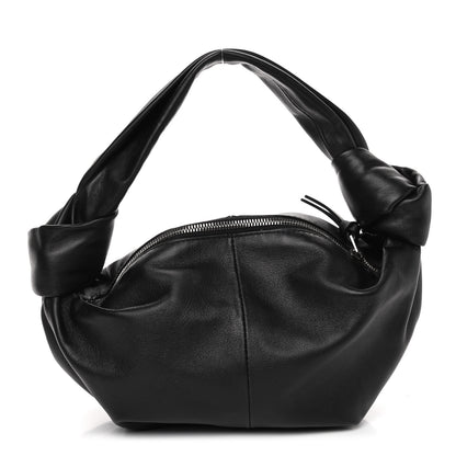 Bottega Veneta Nappa Mini Double Knot Bag Black 1 of 5