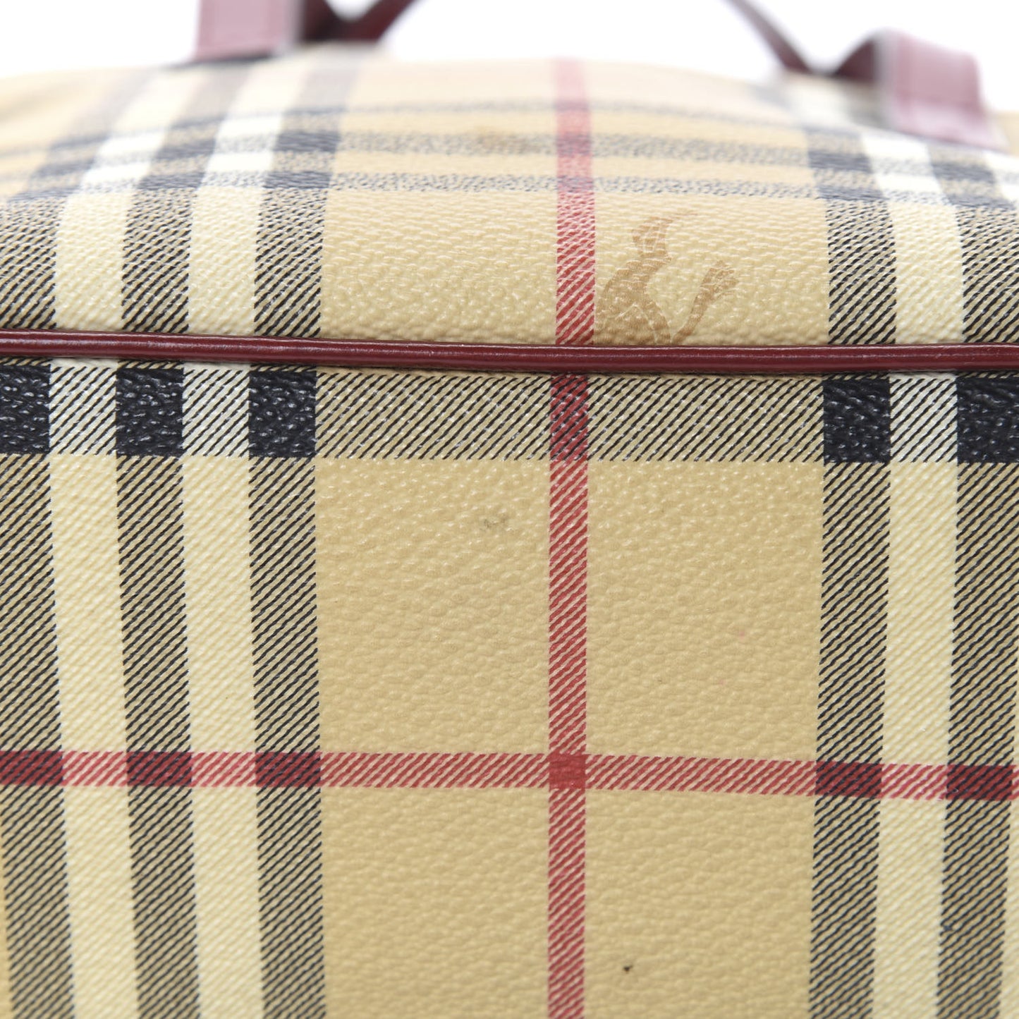 Haymarket Check Small Tote Red