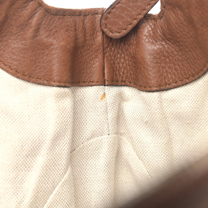 Gucci Pebbled Calfskin Large Bella Hobo Cuir 12 of 21