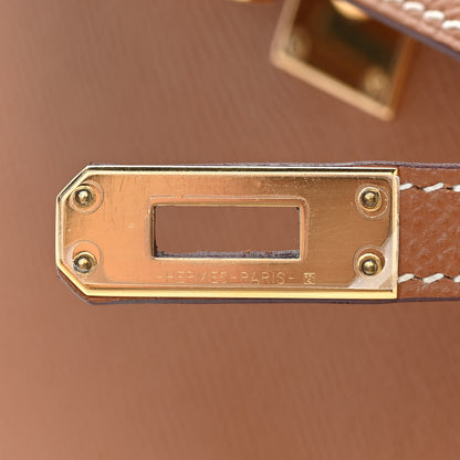 Hermes Epsom Mini Kelly Sellier 20 Gold 30 of 33