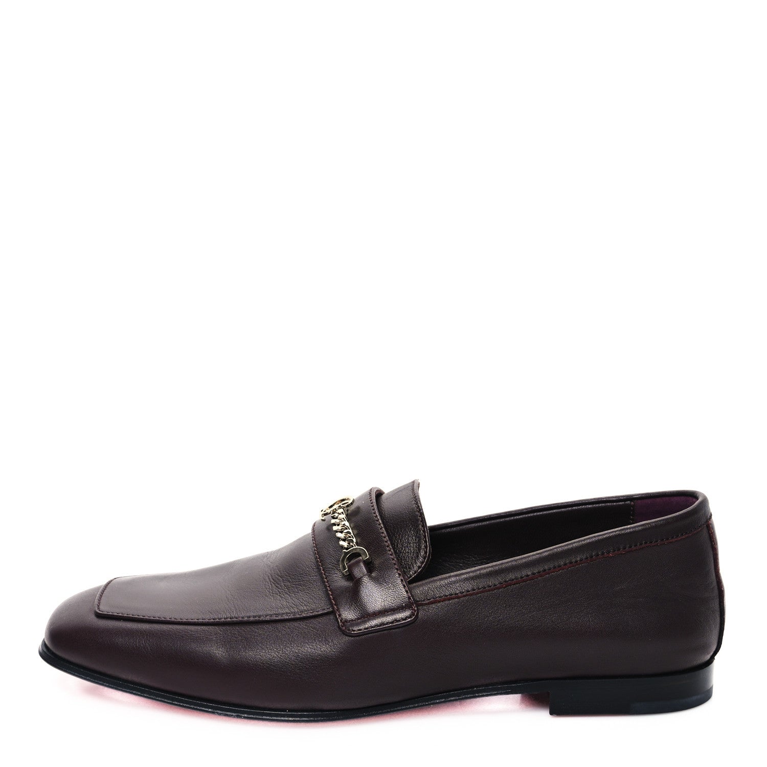 Christian Louboutin Calf Glove MJ Mock Womens Flat 36 Merlot 1 of 8