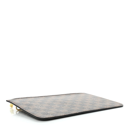 Louis Vuitton Damier Ebene Neverfull MM GM Pochette Rose Ballerine 3 of 7