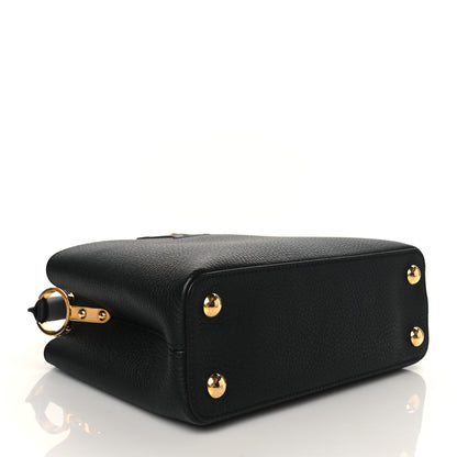 Louis Vuitton Taurillon Capucines BB Black 4 of 9