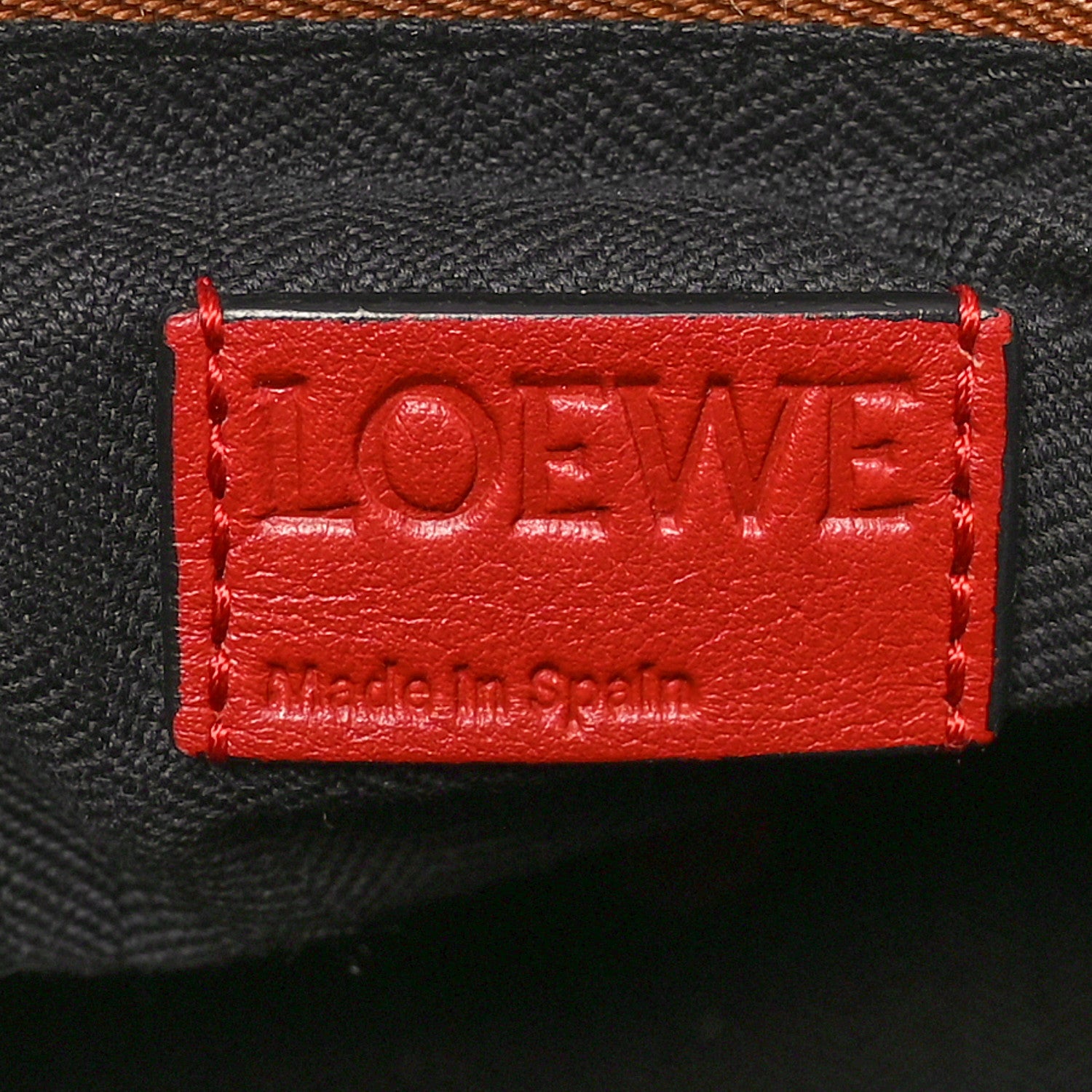 Loewe Calfskin XL Puzzle Bag Red Tan Pink 6 of 10