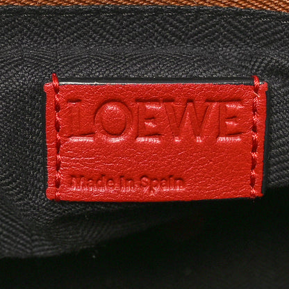 Loewe Calfskin XL Puzzle Bag Red Tan Pink 6 of 10