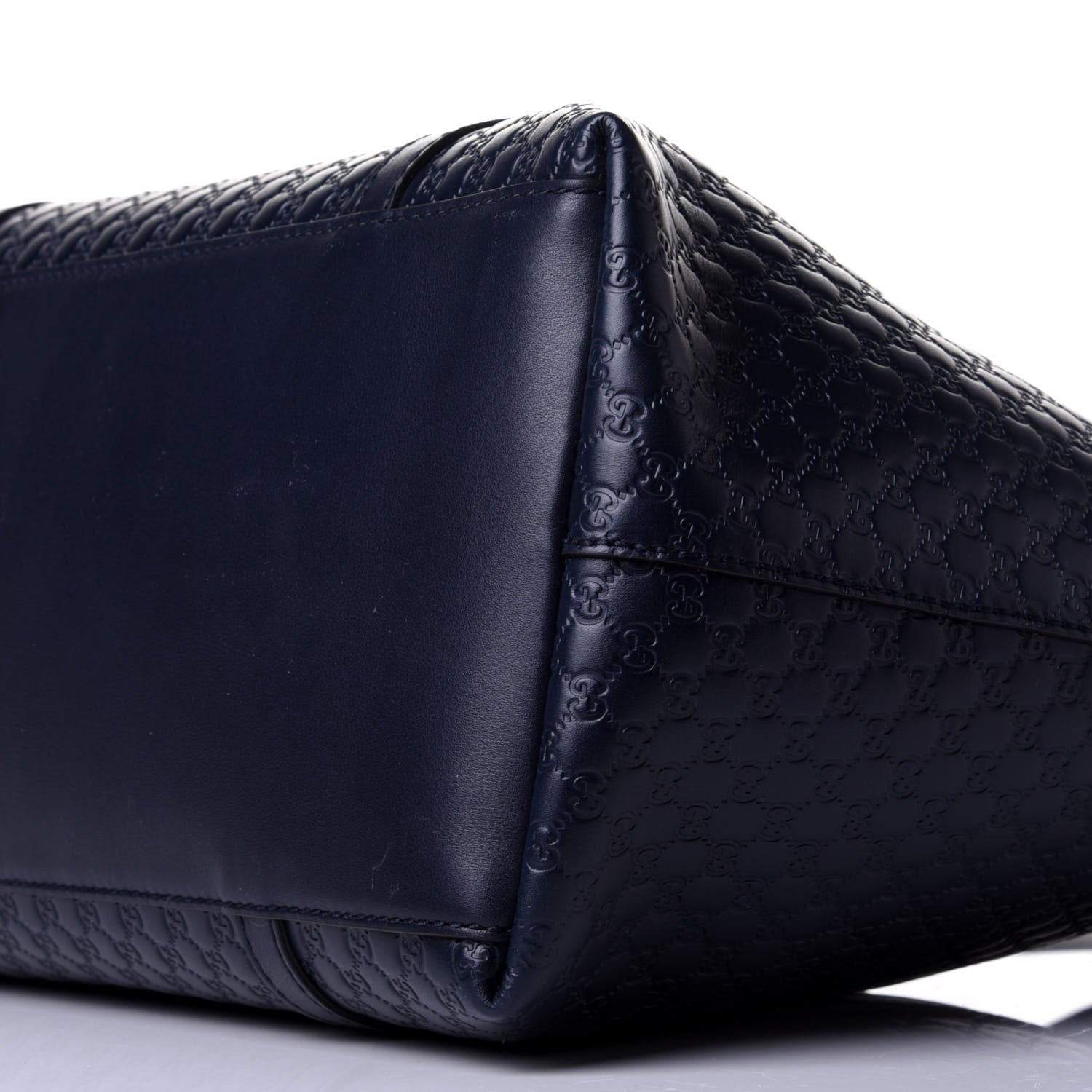 Gucci Soft Microguccissima Dome Satchel Navy 9 of 10