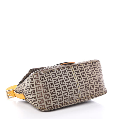 Fendi Zucchino Vitello Mama Baguette Mogano Panna Ocra 4 of 9