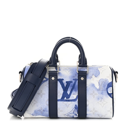 Louis Vuitton Monogram Watercolor Keepall XS Blue 1 of 10