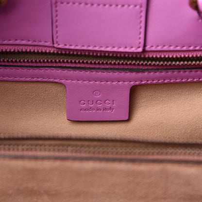 Gucci Calfskin Matelasse Small GG Marmont Tote Candy Mousse 8 of 10