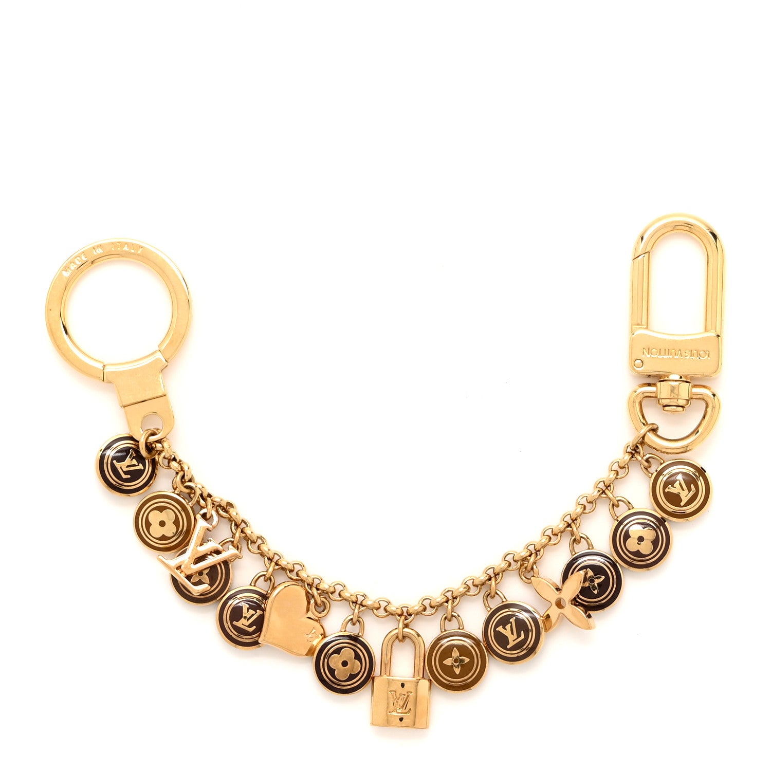 Louis Vuitton Pastilles Key Chain Bag Charm Brown 1 of 4