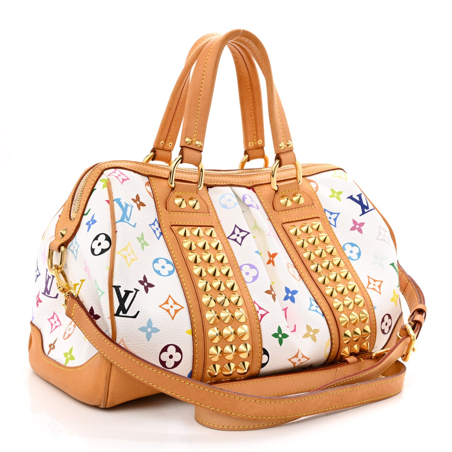 Monogram Multicolor Courtney MM White