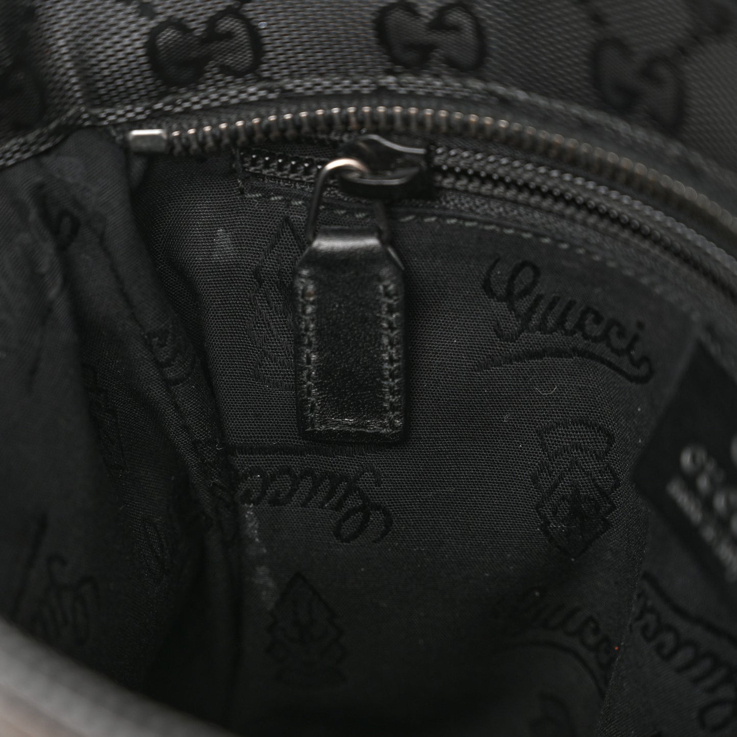 Imprime Monogram Small Flat Messenger Bag Black