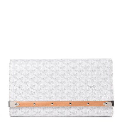 Goyard Goyardine Monte Carlo Bois Clutch White 1 of 10