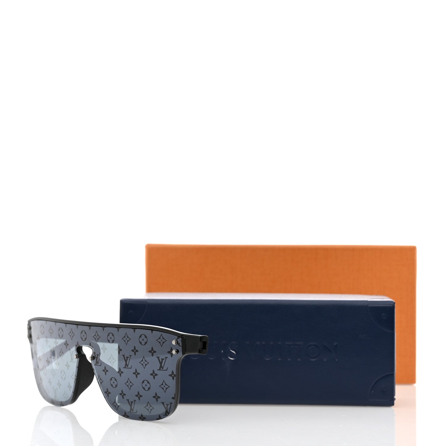 Acetate LV Waimea Square Sunglasses Z1082W Black