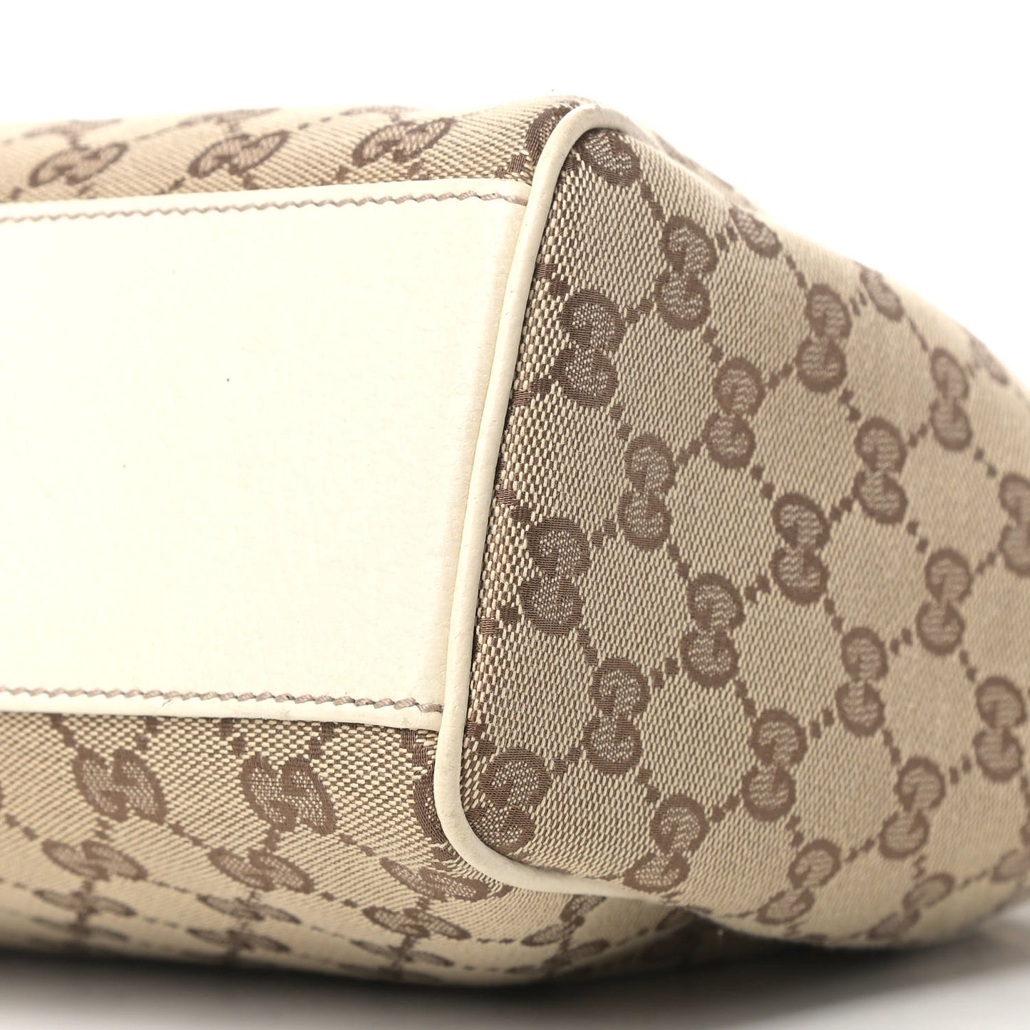 Monogram Medium Charmy Shoulder Bag Off White