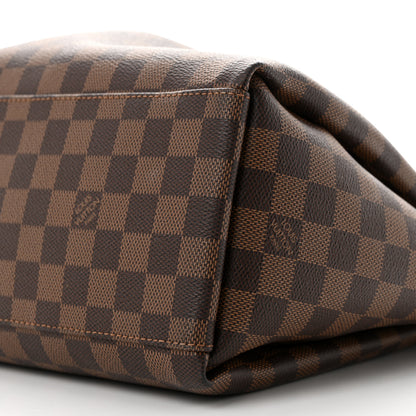 Louis Vuitton Damier Ebene Odeon Tote MM Black 9 of 9