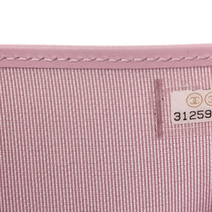 Chanel Caviar Quilted Compact Flap Wallet Light Pink 7 of 8