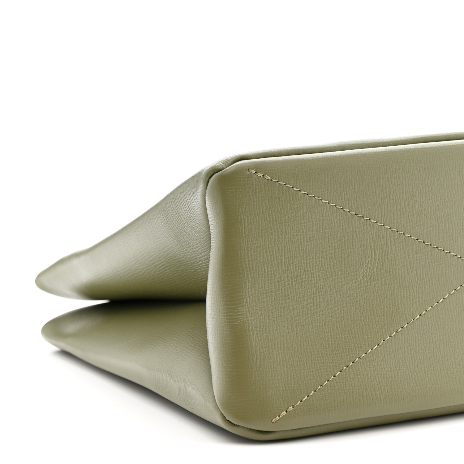 Louis Vuitton Calfskin Mini Shopper Tote Khaki Green 8 of 10