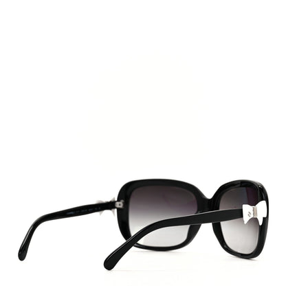 Chanel Acetate CC Bow Sunglasses 5171 Black White 4 of 8
