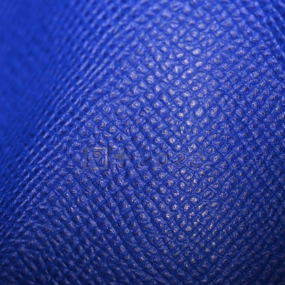 Hermes Epsom Bearn Gusset Wallet Bleu Electrique 7 of 9