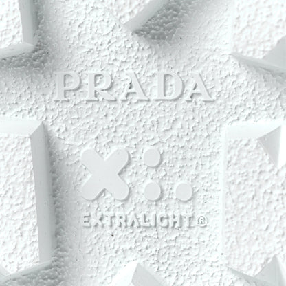 Prada Terry Cloth Logo Lug Sole 20mm Slide Sandals 41 Giallo Black 6 of 9