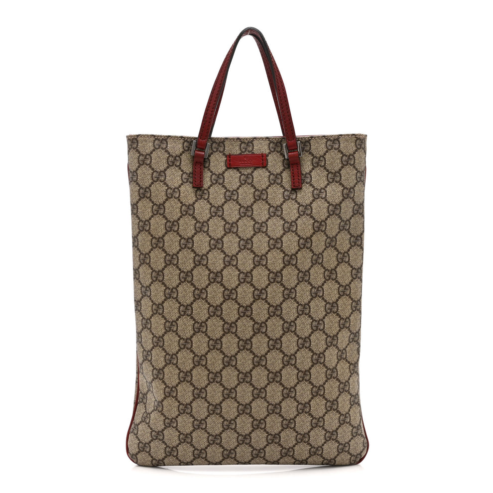 Gucci GG Plus Monogram Vertical Tote Red 1866298 – FASHIONPHILE