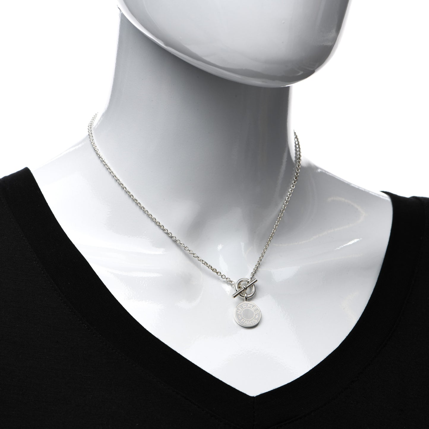 Sterling Silver Amulettes H Confettis Pendant Necklace
