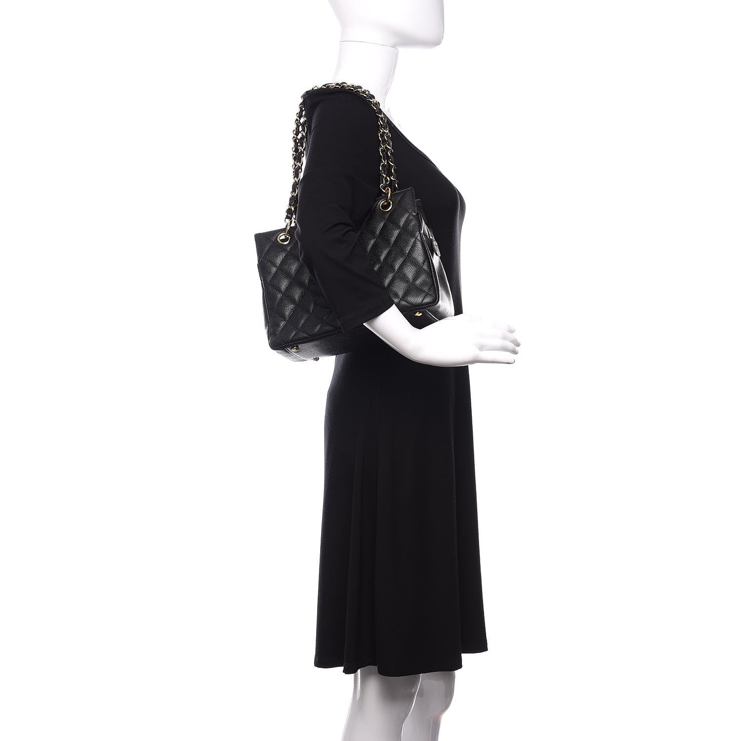 Chanel Caviar Quilted Petit Timeless Tote PTT Black 2 of 11