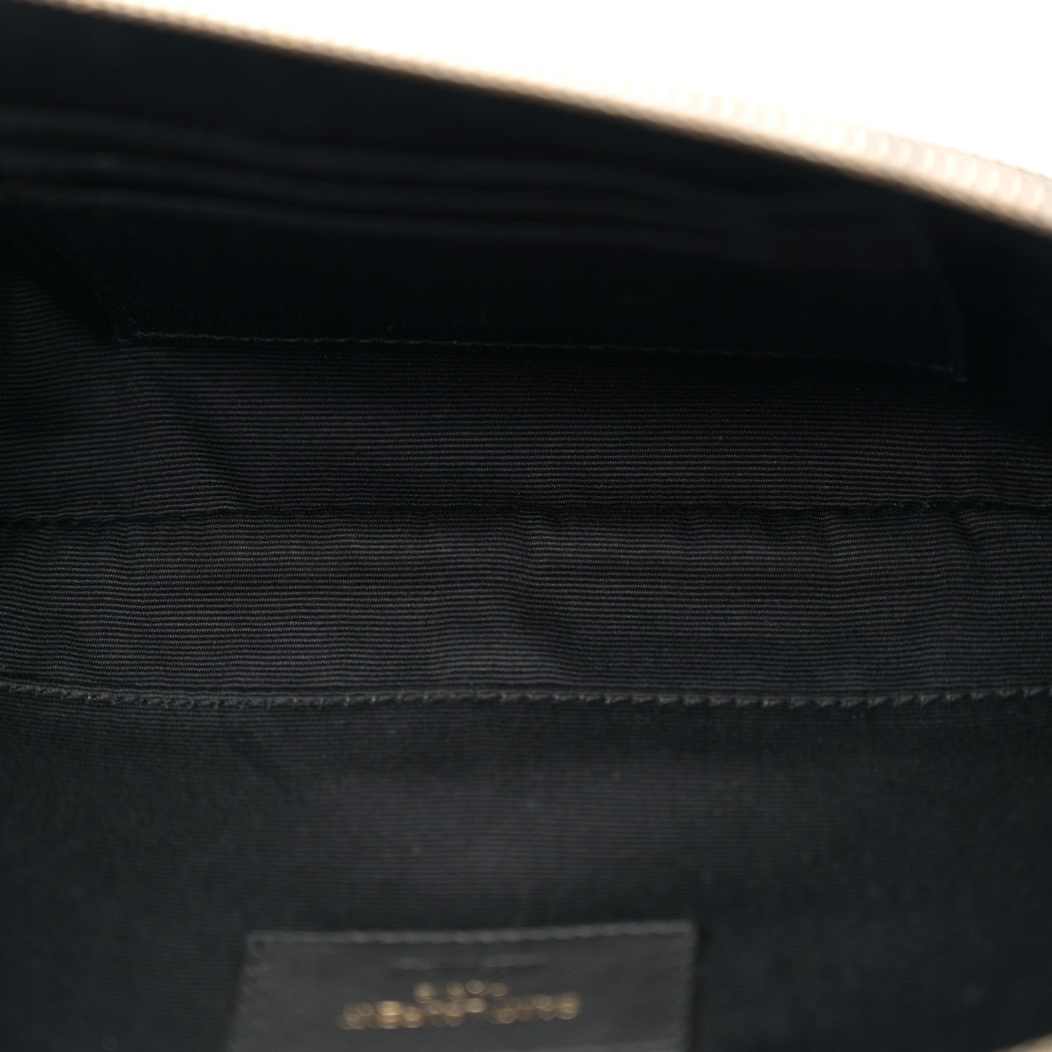 Saint Laurent Grain De Poudre Monogram Belt Bag Black 5 of 13