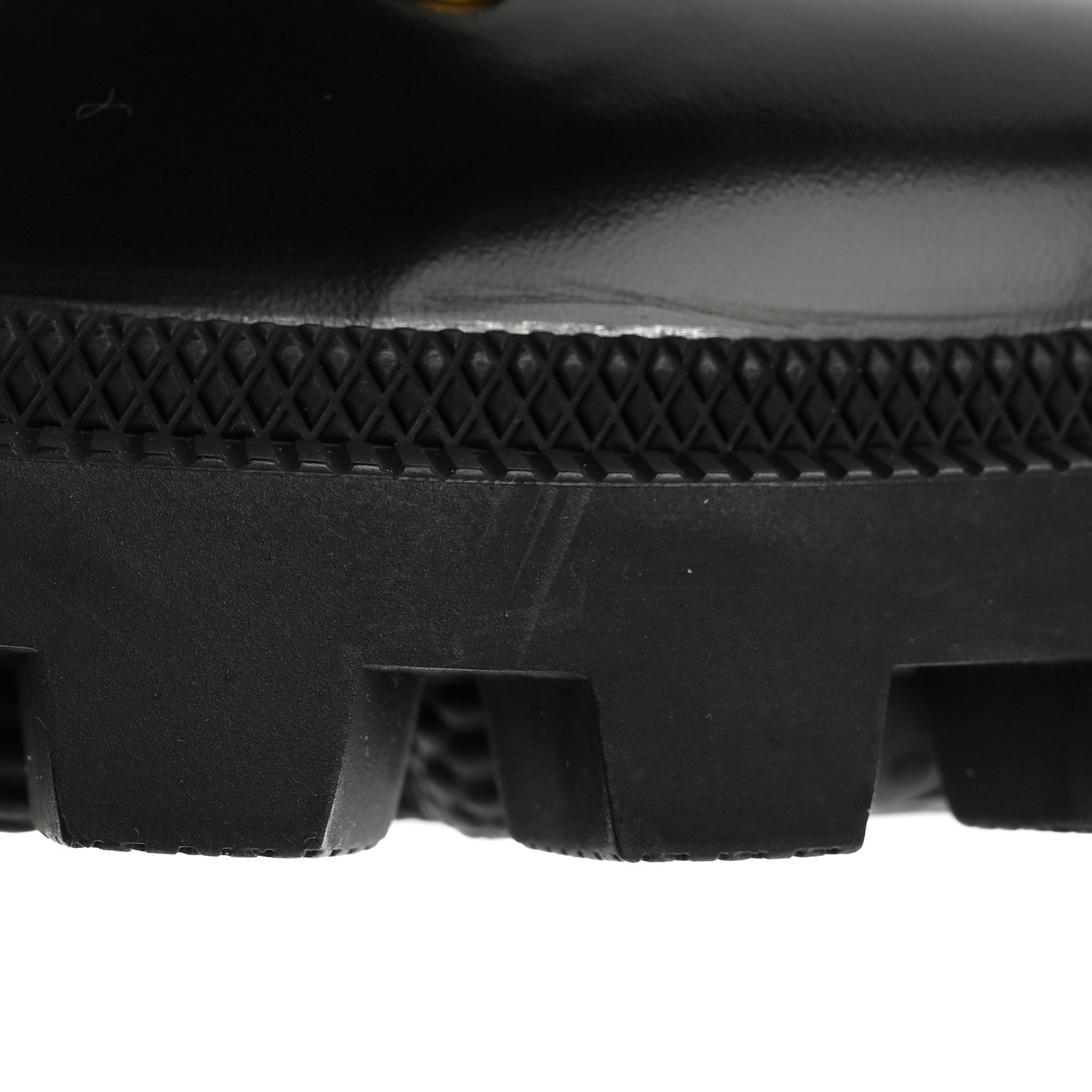 Gucci Calfskin Sylvie Web Lace Up Combat Boots 35 Black 12 of 13